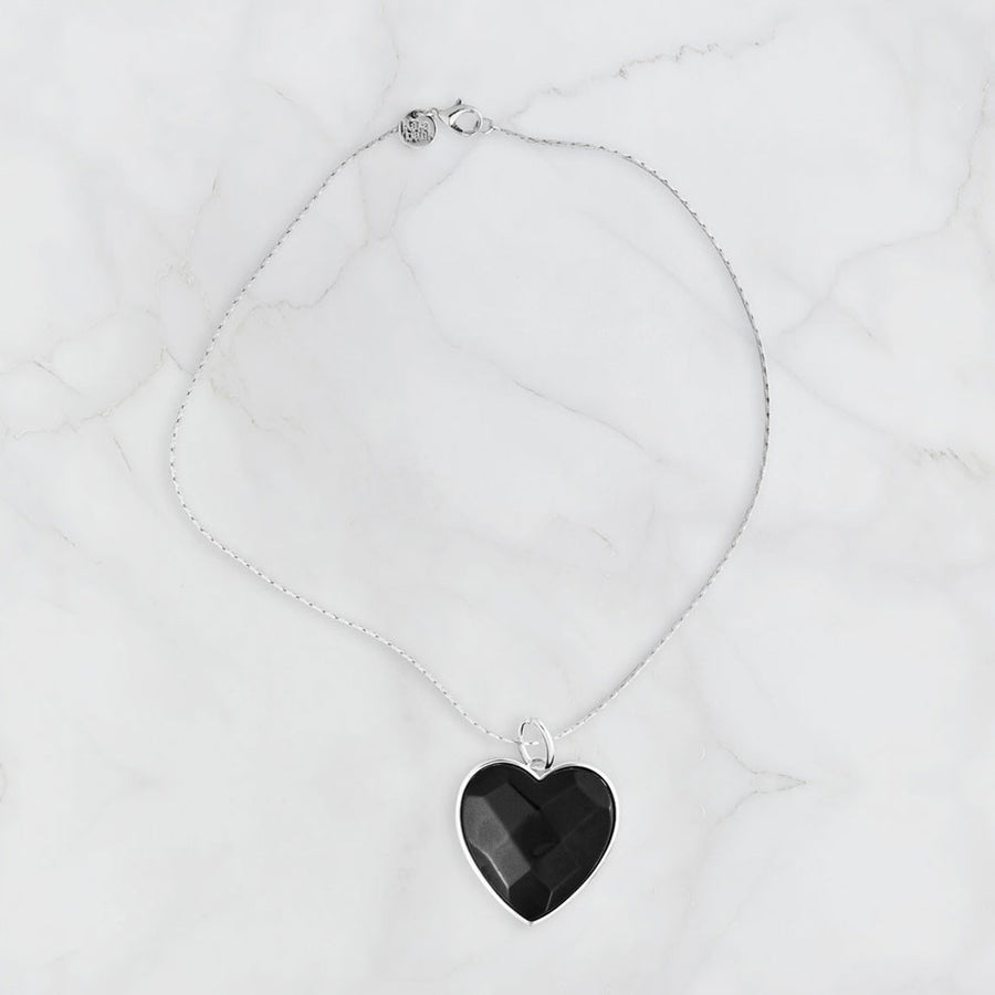 Lite Big Heart Black silver