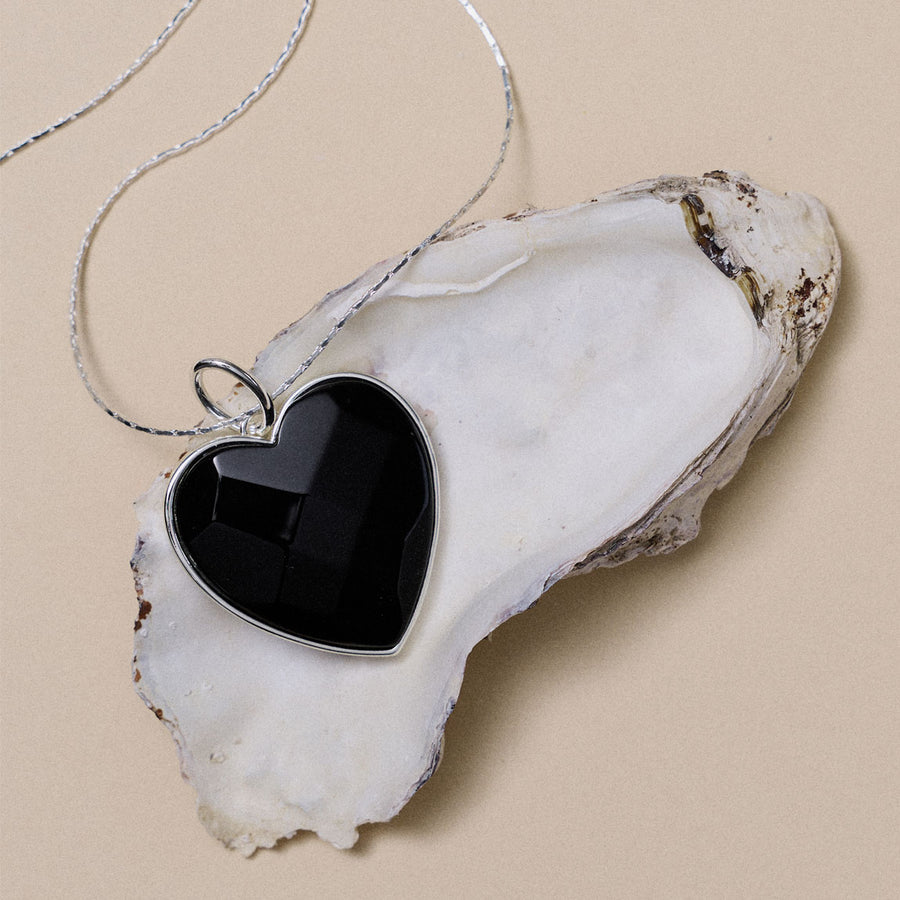 Lite Big Heart Black silver